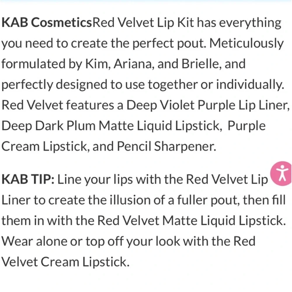 Kab Cosmetics kab cosmeticsred